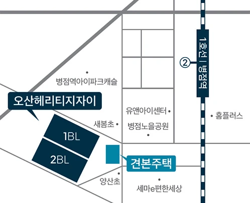 오시는 길 지도